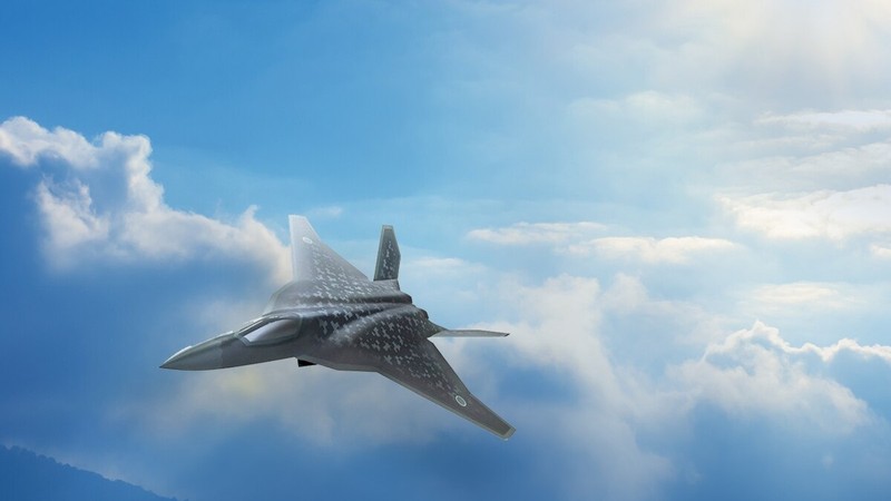Ảnh đồ họa mẫu máy bay chiến đấu mà Nhật Bản muốn sản xuất trong nước (Ảnh: Getty)