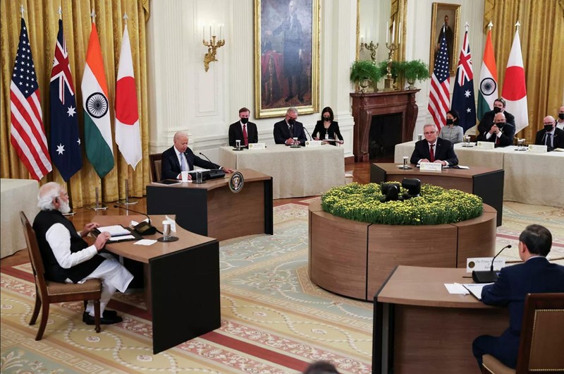 Hội nghị thượng đỉnh đầu tiên của nhóm Bộ Tứ được tổ chức tại Wahsington DC, Mỹ ngày 24/9 (Ảnh: Reuters)