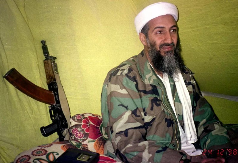 Một bức ảnh chụp trùm khủng bố Osama bin Laden (Ảnh: AP)