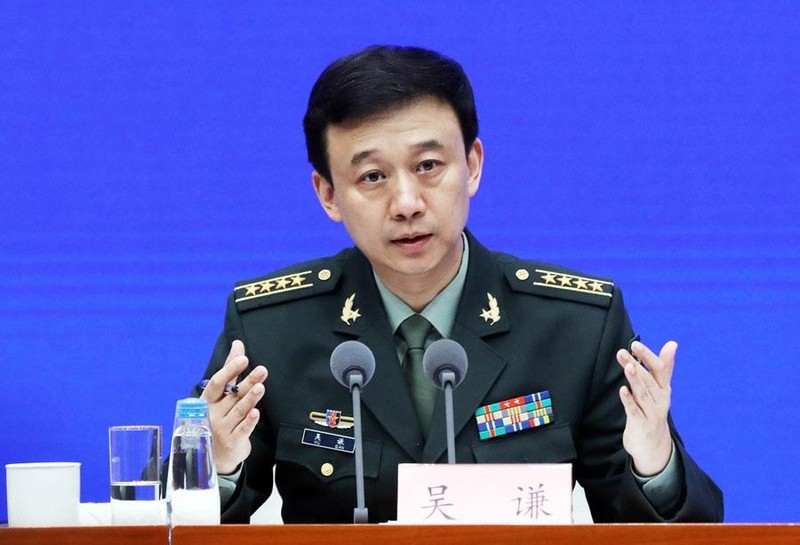 Người phát ngôn Bộ Quốc phòng Trung Quốc Wu Qian (Ảnh: Chinadaily).