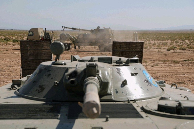 Iran diễn tập quân sự quy mô lớn tại khu vực biên giới đang căng thẳng với Azerbaijan (Ảnh: DailySabah)