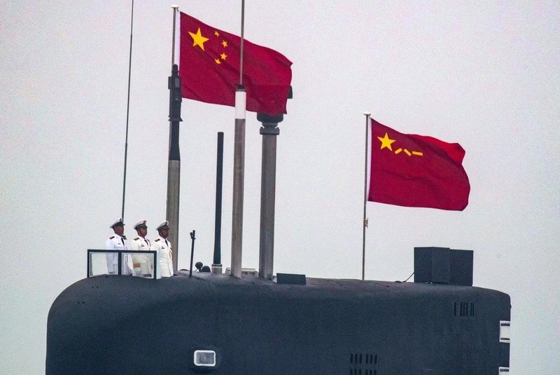 Lầu Năm Góc nói rằng Trung Quốc có 4 tàu ngầm tên lửa đạn đạo chạy bằng năng lượng nguyên tử Type 094A (Ảnh: AFP)