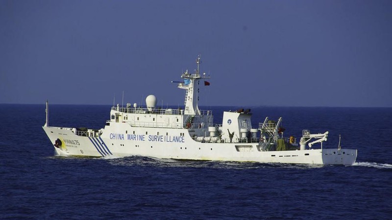 Một tàu giám sát của Trung Quốc hoạt động trên biển Hoa Đông (Ảnh: Reuters)