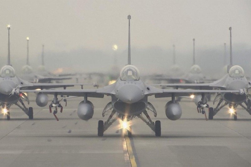 Đài Loan tạm ngừng phi đội F-16V sau vụ tai nạn xảy ra ngày 11/1 vừa qua (Ảnh: AP)