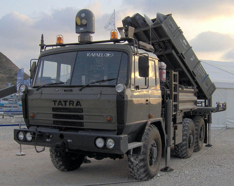 Hệ thống phòng không Spyder của Israel (Ảnh: WikiCommons)