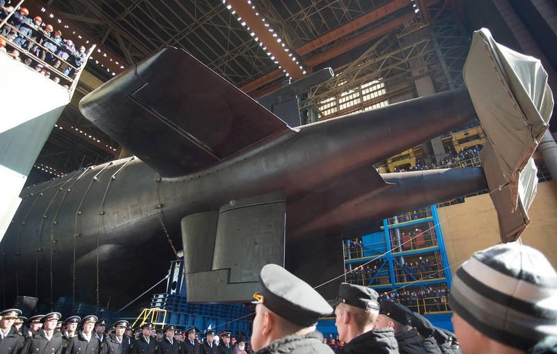 Tàu ngầm Belgorod trong bức ảnh chụp năm 2019 (Ảnh: TASS)