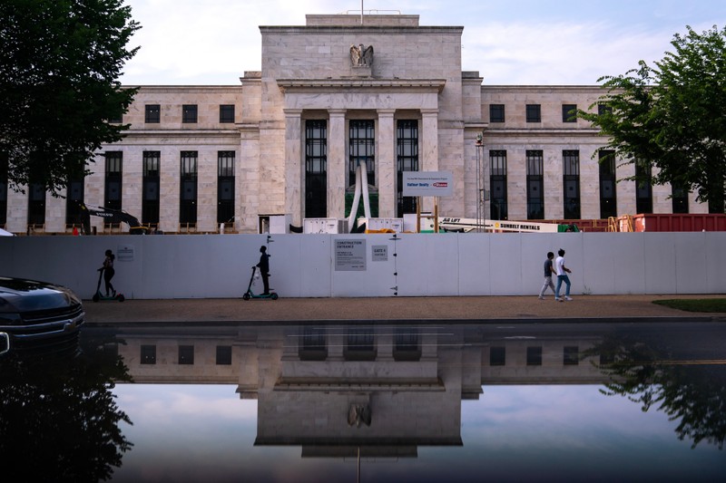 Fed dự kiến ngừng nâng lãi suất trong cuộc họp chính sách tháng 6 (Ảnh: Bloomberg)