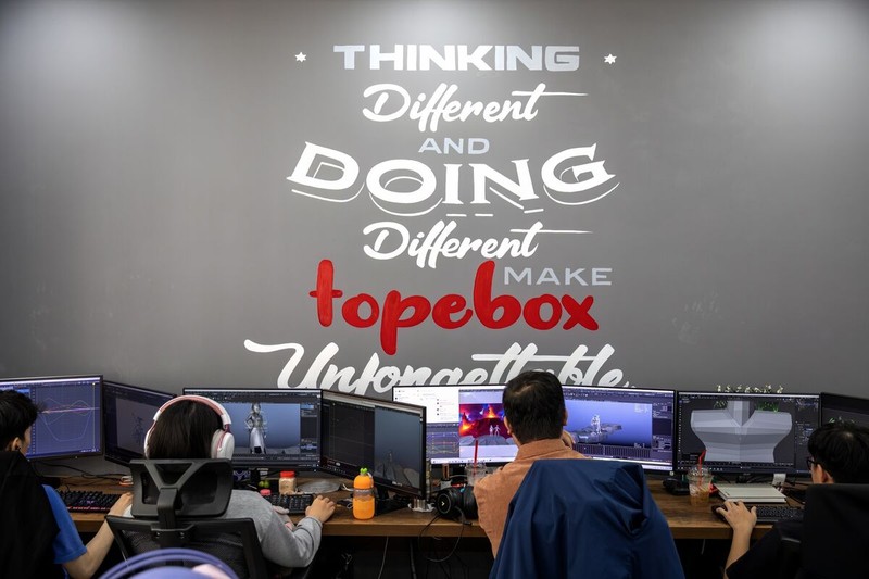 Văn phòng của Topebox ở TP Hồ Chí Minh (Ảnh: Bloomberg)