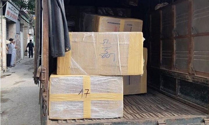 Bắt giữ 4 đối tượng và 600kg ma túy đá tại Nghệ An.