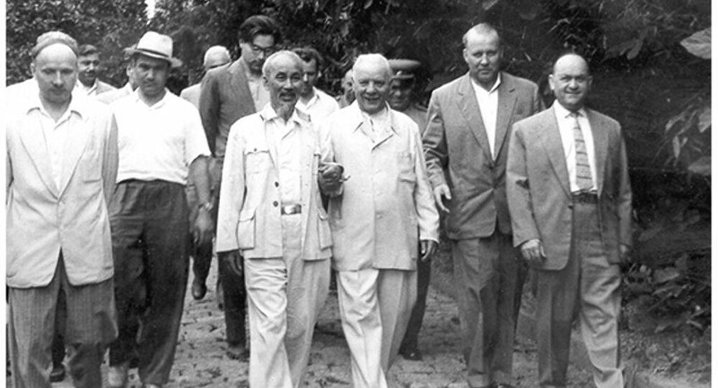 Chủ tịch Hồ Chí Minh thăm chính thức Liên Xô ngày 12-7-1955 - Ảnh tư liệu