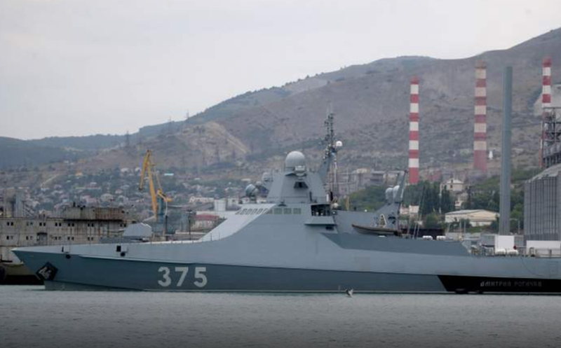 Tàu thuộc Hạm đội Biển Đen của quân đội Nga (Ảnh: Internet)