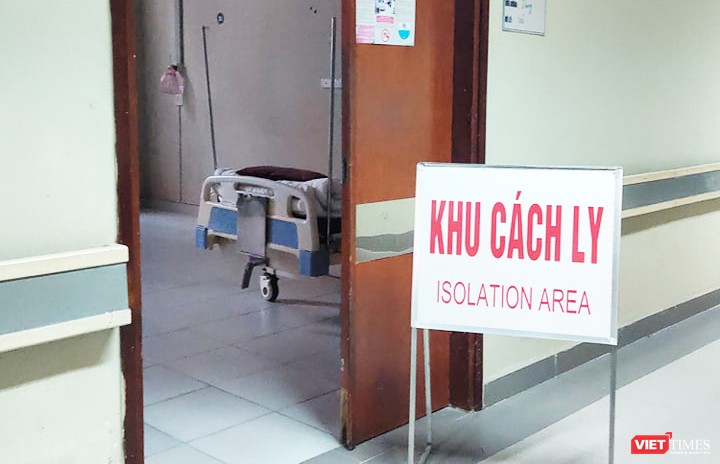 Khu cách ly tại Bệnh viện Hữu nghị Việt Xô. Ảnh: Minh Thúy 