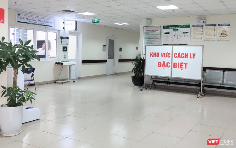 Khu vực cách ly đặc biệt tại Bệnh viện Bệnh Nhiệt đới Trung ương (Đông Anh, Hà Nội). Ảnh: Minh Thúy 