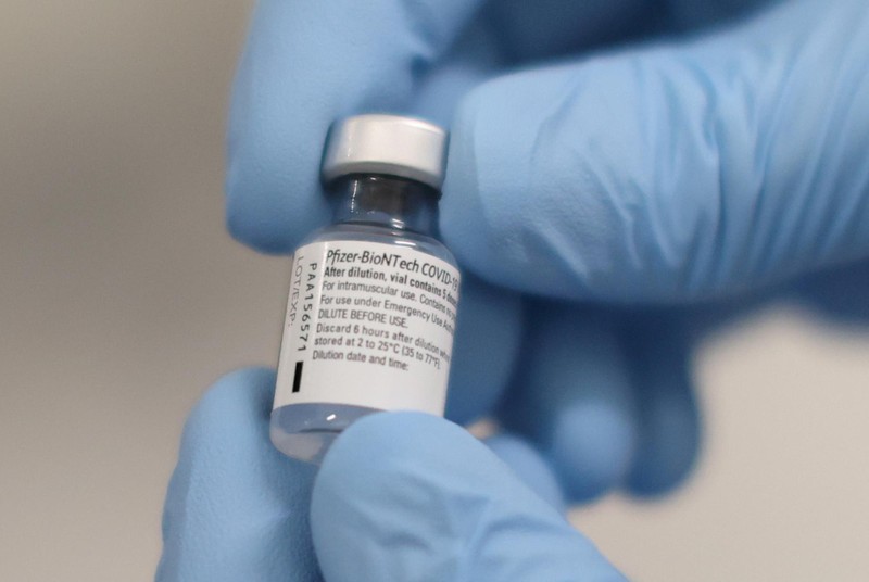 Vaccine phòng COVID-19 của Pfizer (Ảnh - Reuters) 