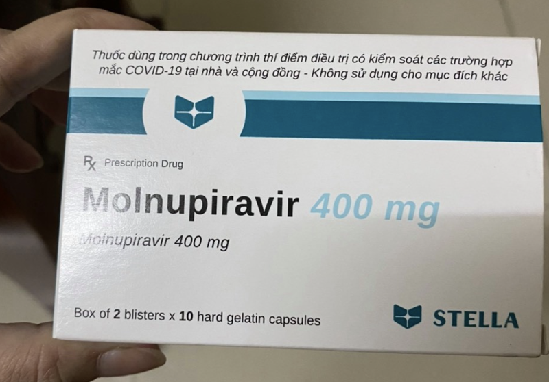 Thuốc Molnupiravir 400mg (Ảnh - VT) 