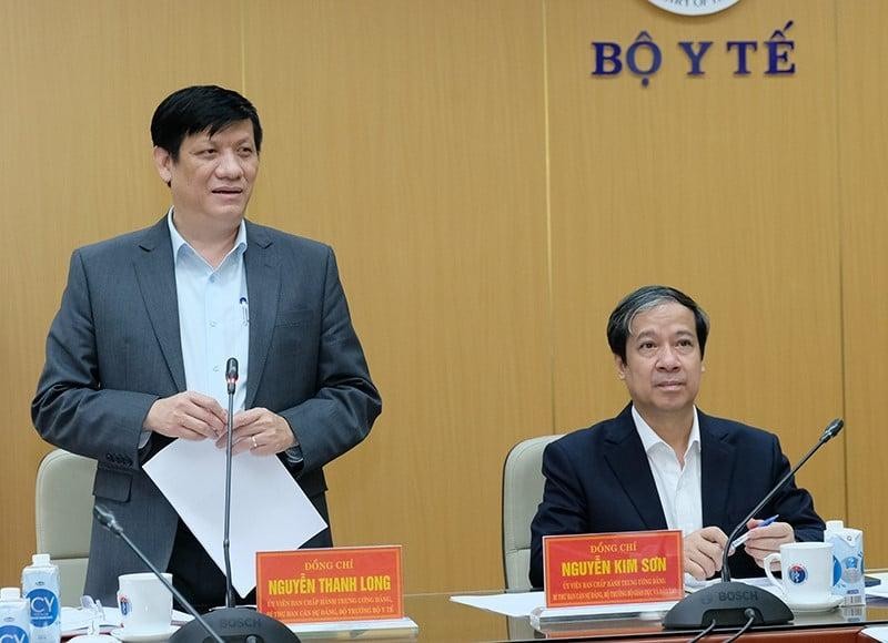 Bộ trưởng Bộ Y tế Nguyễn Thanh Long phát biểu (Ảnh - Trần Minh)
