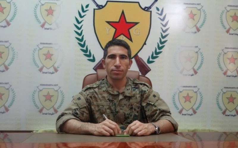 Ông Polat Can, lãnh đạo trung tâm thông tin của lực lượng YPG.