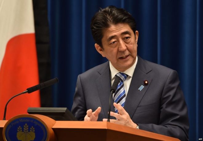 Thủ tướng Nhật Bản  Shinzo Abe.