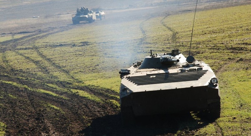 Quân Ukraine và lính đánh thuê bất ngờ tấn công Donetsk (ảnh minh họa" Sputnik).