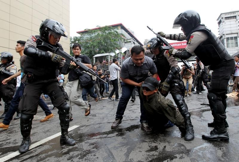 Cảnh sát chống bạo động Indonesia (ảnh minh họa)