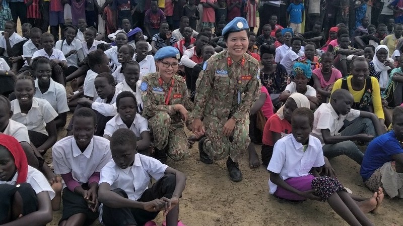 Nỗi lòng người lính trở về từ Nam Sudan. Ảnh: P.T.T.T