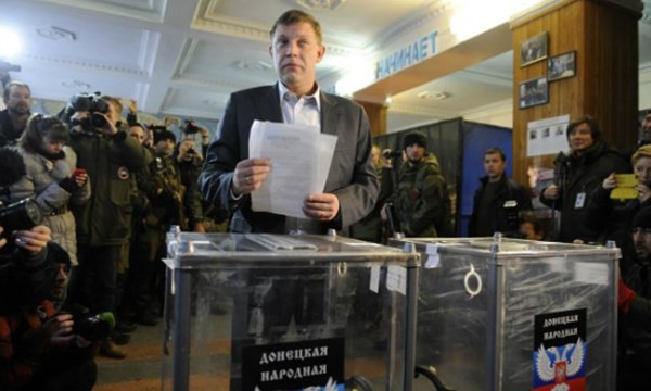 Ông Zakharchenko tham gia cuộc bầu cử địa phương tại Donetsk năm 2014