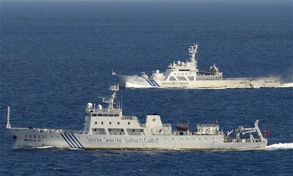 Tàu tuần duyên Nhật Bản xua đuổi một tàu tuần tra Trung Quốc gần quần đảo Senkaku