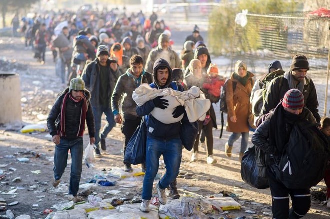 Hơn 1 triệu người di cư, tị nạn đã đến châu Âu trong năm 2015