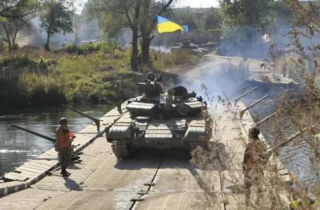 Lực lượng quân đội Ukraine. (Nguồn: Reuters)