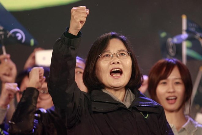 Bà Thái Anh Văn thắng cử, trở thành nữ Tổng thống đầu tiên của Đài Loan