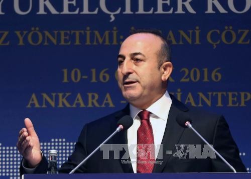 Ngoại trưởng Thổ Nhĩ Kỳ Mevlut Cavusoglu. Ảnh: AFP/TTXVN