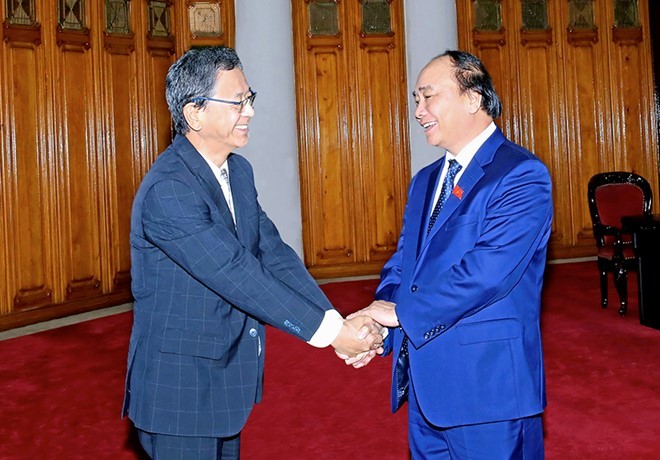 Thủ tướng Nguyễn Xuân Phúc và Đại sứ Nhật Bản Fukada Hiroshi
