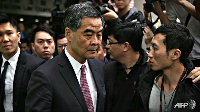 Ông Lương Chấn Anh lo ngại phong trào đòi độc lập cho Hồng KôngAFP