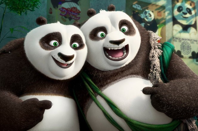 Ảnh trong bộ phim hoạt hình ăn khách Kung fu Panda phần 3 do DreamWorks Animation thực hiện - Ảnh: New York Times