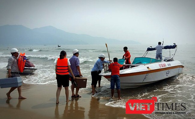 Chiều 28/4, Sở TNMT Đà Nẵng đã công bố chất lượng nước biển trên địa bàn an toàn, đảm bảo các hoạt động đối với ngư dân và du khách