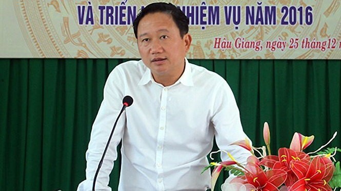 Ông Trịnh Xuân Thanh, nguyên phó chủ tịch tỉnh Hậu Giang - Ảnh: báo Hậu Giang