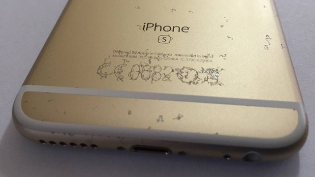 Hiện tượng tróc sơn lần đầu xuất hiện trên iPhone 6s