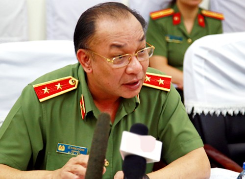 iám đốc Công an TP HCM - Trung tướng Lê Đông Phong. Ảnh: Quốc Thắng.