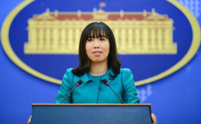 Người phát ngôn Bộ Ngoại giao Việt Nam Lê Thị Thu Hằng. Ảnh: Bộ ngoại giao