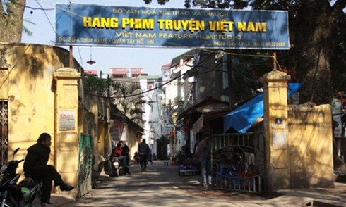 Trụ sở chính của Hãng phim truyện Việt Nam ở phố Thuỵ Khuê, Tây Hồ, Hà Nội. Ảnh: Vnexpress 