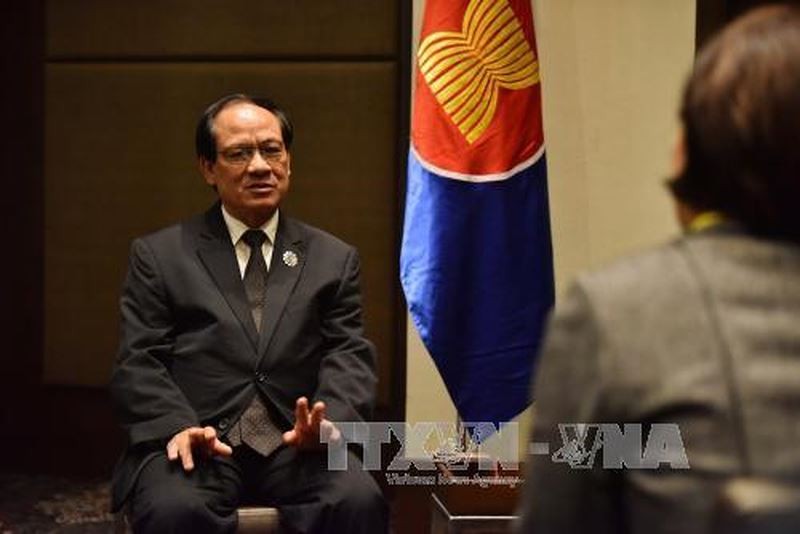 ông Lê Lương Minh - Thứ trưởng Bộ Ngoại giao đang biệt phái làm Tổng Thư ký Hiệp hội các quốc gia Đông Nam Á (ASEAN). Ảnh: TTXVN