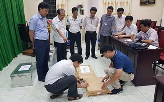 Tổ công tác kiểm tra tại tỉnh Hà Giang. Ảnh: CAND