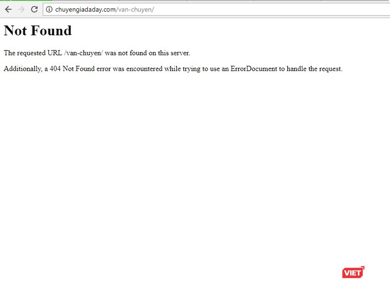 website http://chuyengiadaday.com đã không truy cập được.