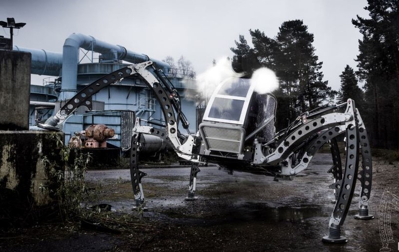 Mantis với 6 chân di chuyển được là robot hoạt động đa địa hình lớn nhất thế giới. Nguồn: linuxgizmos