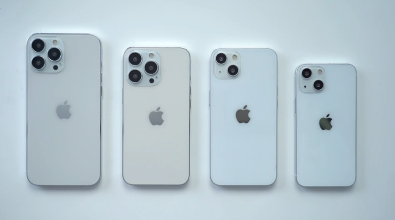 iPhone 13 sẽ có cụm camera xếp chéo (Ảnh: Phone Arena)