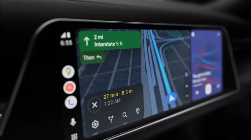 Bản cập nhật mới của Android Auto với những cải tiến lớn về giao diện (Ảnh: Tech Spot)