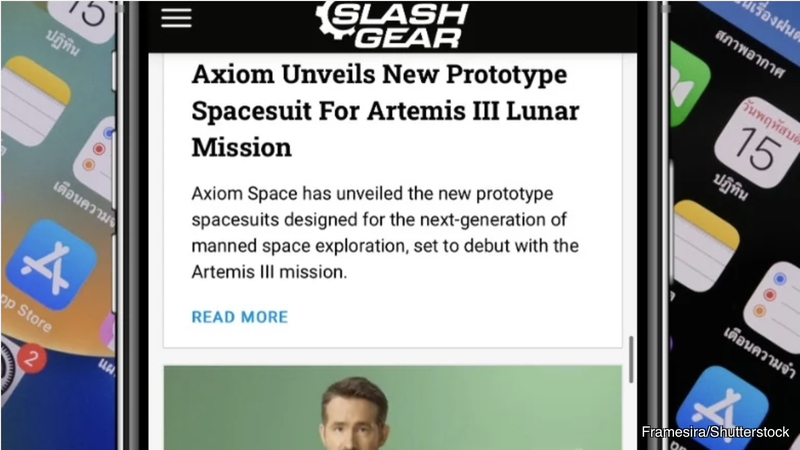 Nhấn và giữ thanh cuộn (Ảnh: Slash Gear) iPhone 9.png