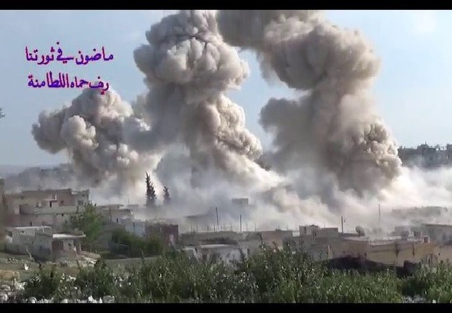 Không quân Nga không kích ác liệt ở Hama