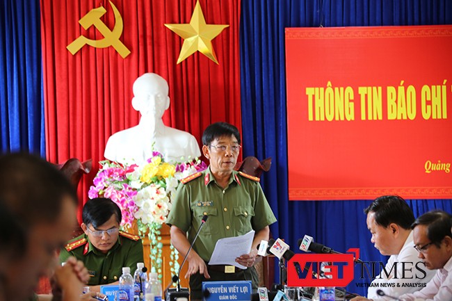 Theo Đại tá Nguyễn Viết Lợi, Giám đốc Công an tỉnh Quảng Nam, nếu đủ chứng cứ, bất cứ cơ quan nào dính dáng sẽ bắt liền