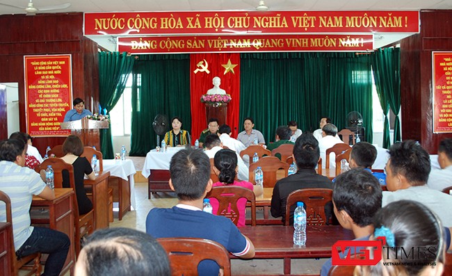 Ngày 2/8, UBND quận Sơn Trà cùng Sở NN và PTNT Đà Nẵng, Bộ chỉ huy Bộ đội Biên phòng Đà Nẵng tổ chức cuộc đối thoại với các ngư dân đang neo đậu thuyền tại khu vực Dự án Bến Du thuyền Marina complex Da Nang